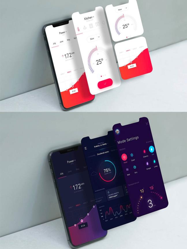 iPhone Xs 免费mockup样机psd模板下载，mockup免费iPhone样机UI包装源文件下载