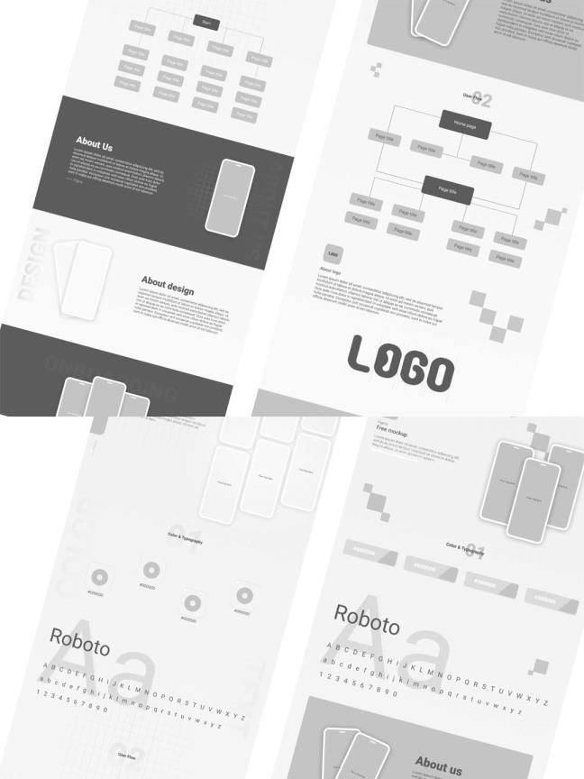 网站两款原型图figma格式