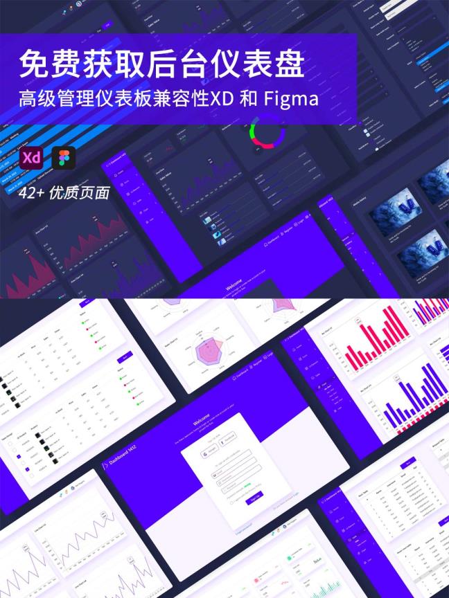 高质量的仪表盘 | UI 后台管理源文件分享