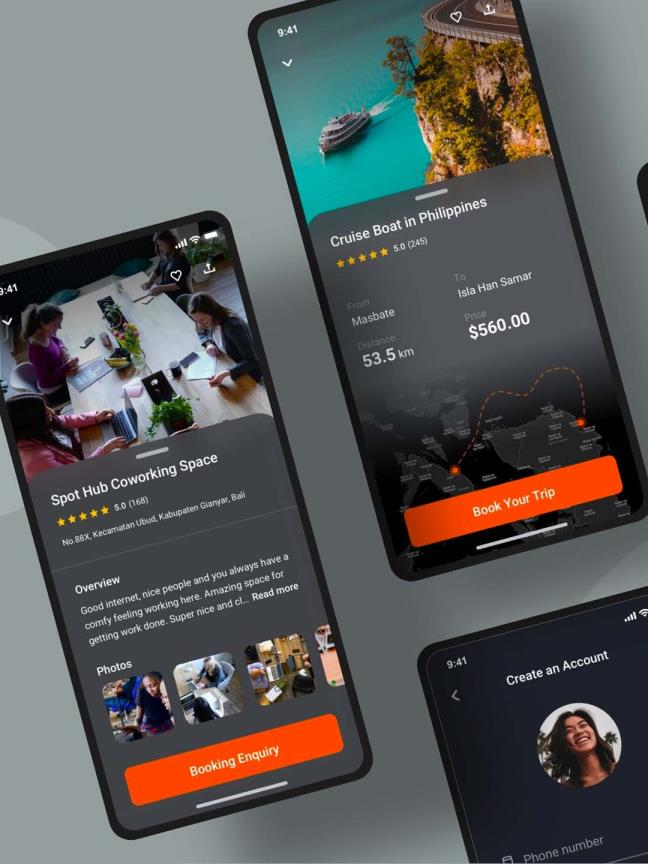 旅游app、旅行类app UI资源素材sketch、figma源文件