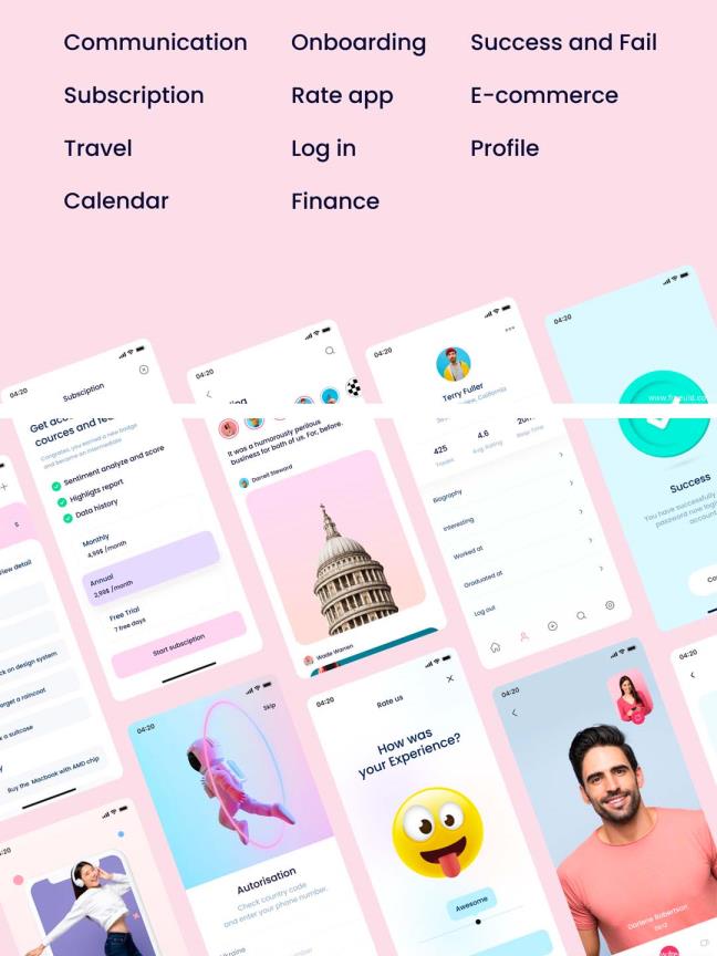 55+包含电商app、社交app、金融app等多用途UI kit套件UI资源fig,sketch源文件