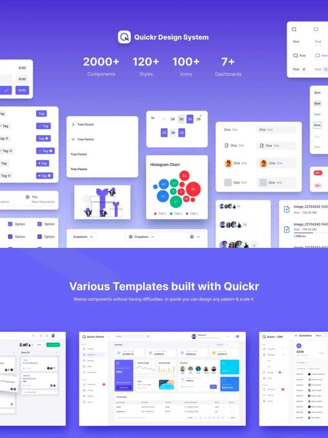 B端产品UI设计系统，toB design system，B端UI组件化figma套件下载