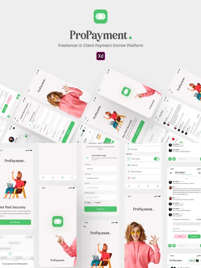 电子钱包UI源文件下载，在线支付app ui素材下载，支付管理app ui资源下载