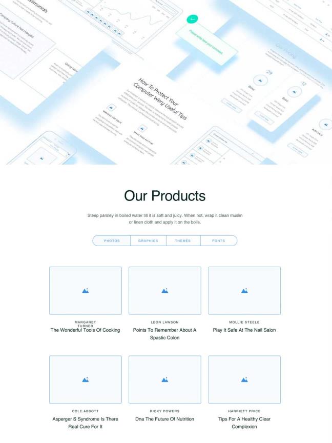 超全网页设计原型图、线框图UI kit下载，网页设计原型图sketch源文件下载