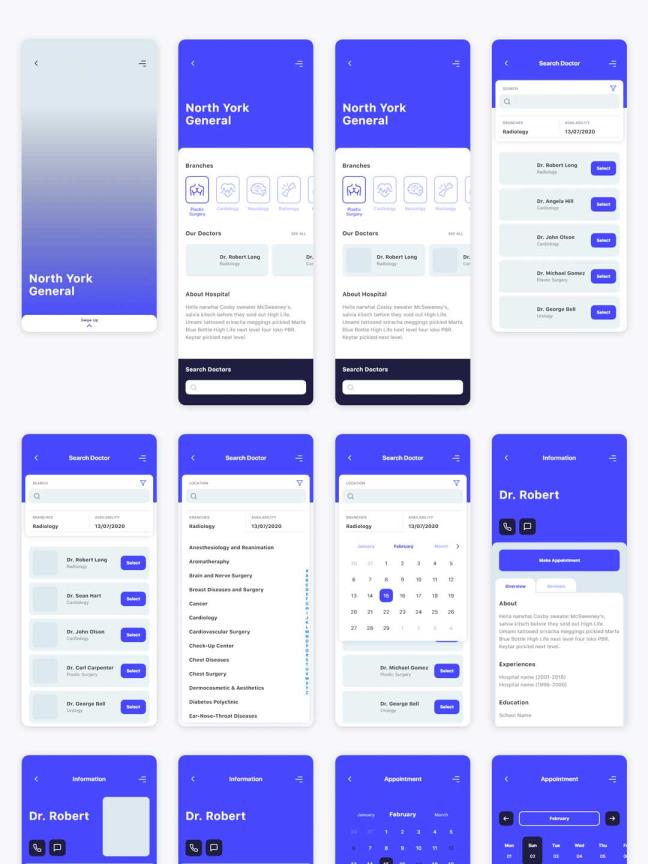一套医疗健康APP UI资源下载，医疗健康APP UI源文件下载，xd源文件