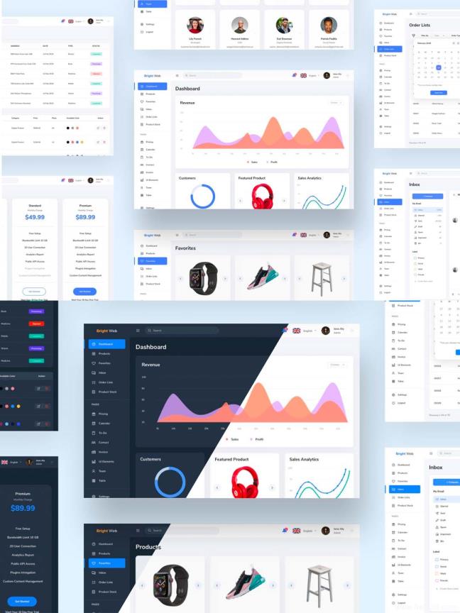 B端UI资源下载，B端sketch源文件，figma源文件，xd源文件下载