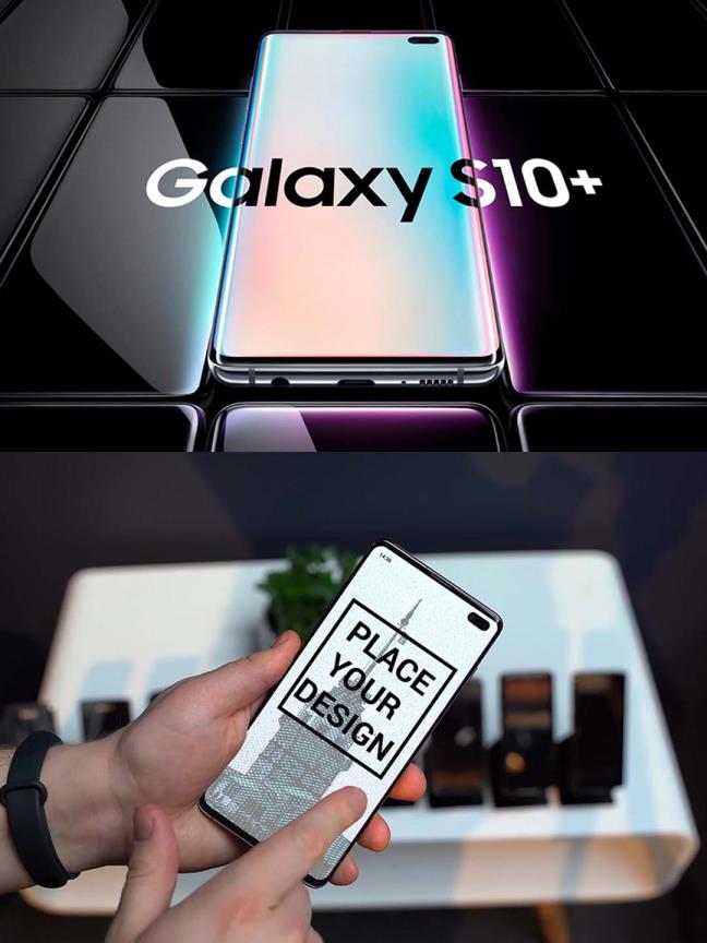 Samsung Galaxy S10 and S10 Plus模板