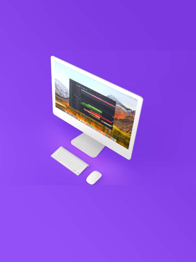 I Mac展示样机psd源文件下载