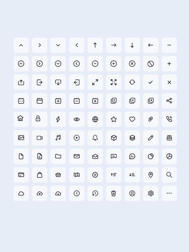 81 Mini 图标 Sketch 源文件