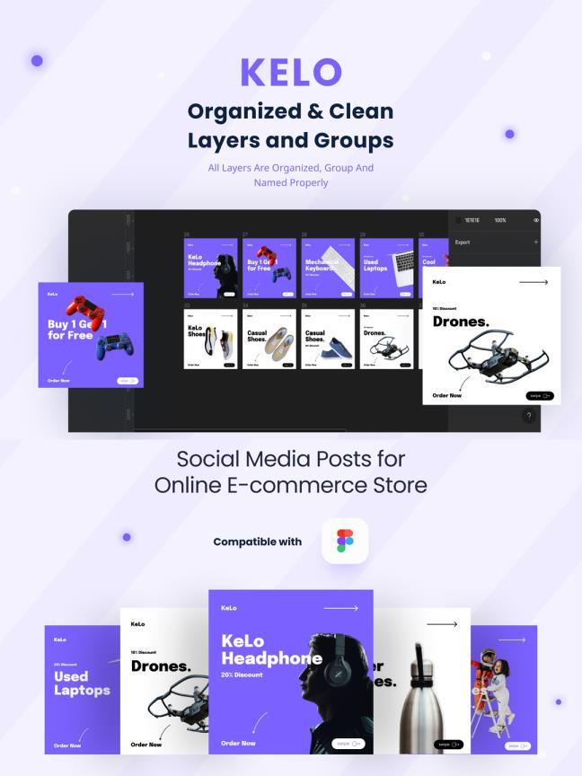 14个电商海报设计源文件 | 产品海报排版Figma文件