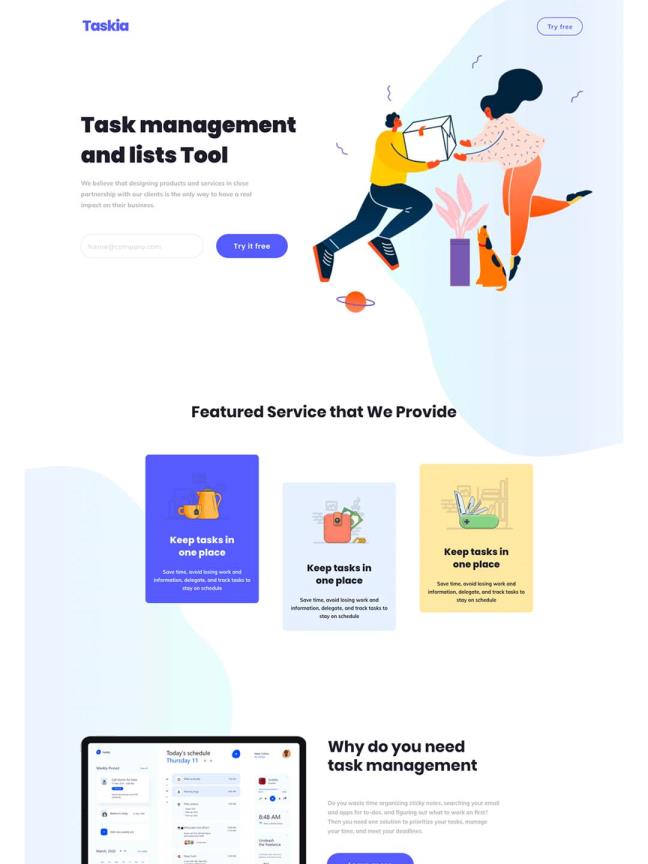 Adob​​e XD 的登陆页面 适用于任何类型项目的优雅干净的登录页面设计。