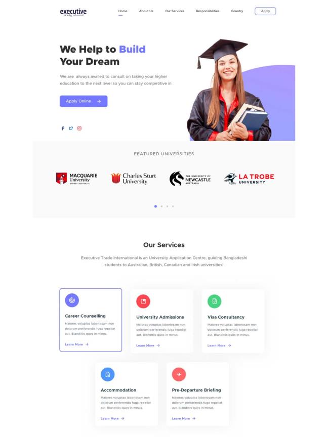 适用于研究 – 教育登陆页面 设计优雅干净的免费着陆页。sketch格式