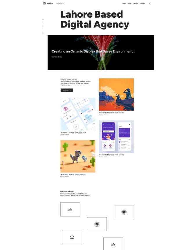 高端大气展示类个人作品集pc端网页设计sketch源文件