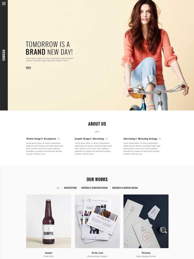 推荐：漂亮的设计师作品集网页设计psd源文件