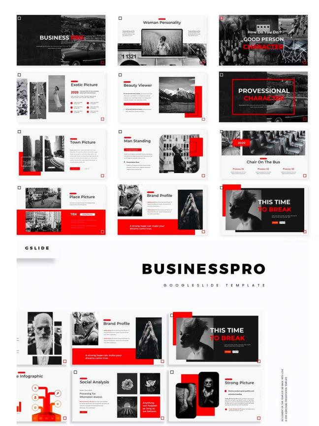 一套炫酷的个人作品集展示ppt模板，设计师作品集ppt幻灯片模板下载