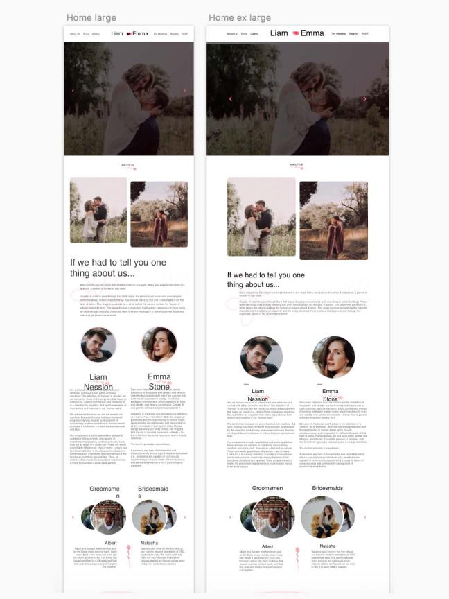 纪念爱情婚礼，结婚庆典网站sketch源文件