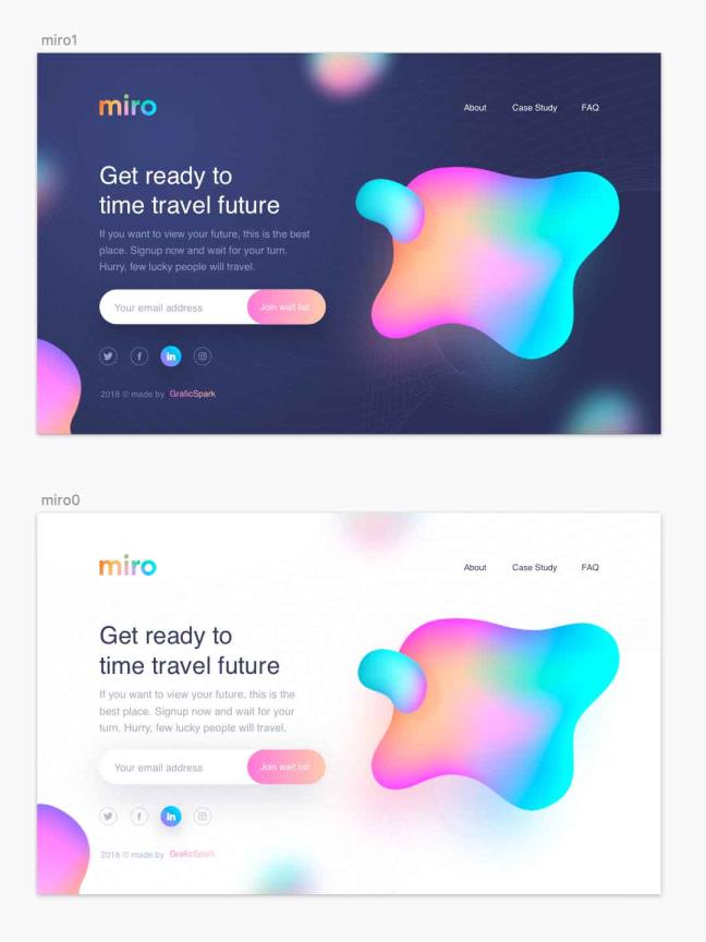 多款适合设计公司网页设计sketch源文件免费分享