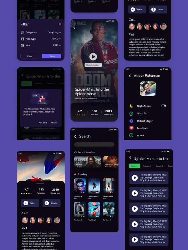 免费整套电影视频APP ，电影视频APP XD源文件