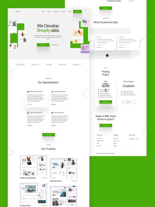 网站设计公司业务登陆也设计欣赏|UI设计源文件格式：sketch，xd，figma