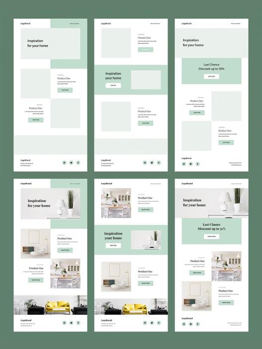 高保真网页设计原型图 | 高级网页排版AI源文件