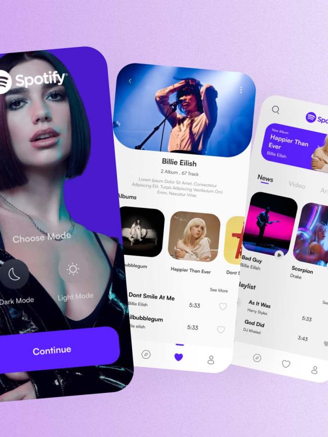 时尚前沿设计的云音乐播放器App素材免费分享figma格式