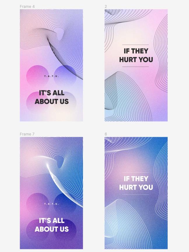 12款抽象风格设计源文件免费figma源文件分享