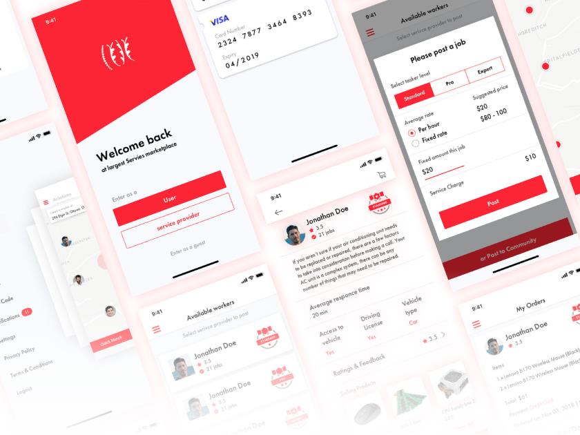 线上空调维修app设计sketch源文件