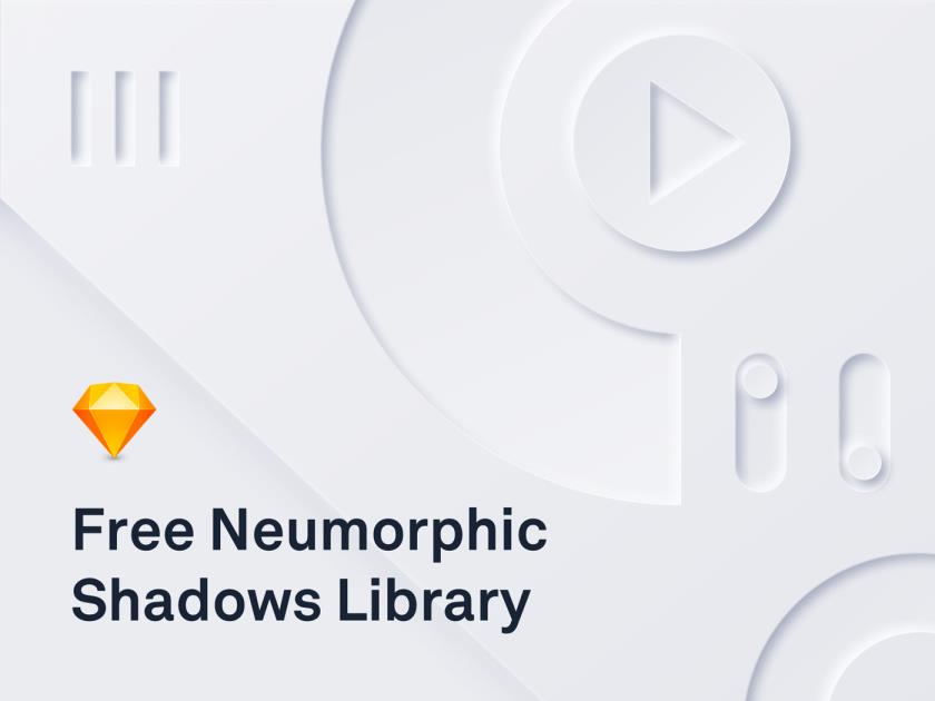 8个拟物化阴影设计sketch源文件