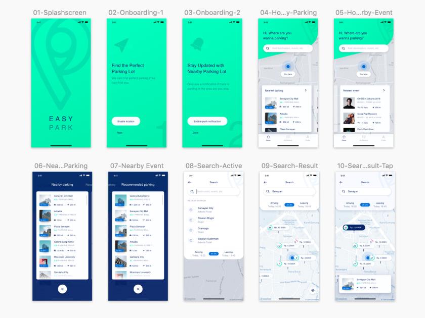 轻松停车iOS UI工具包sketch资源