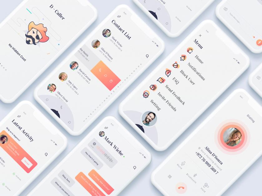 来电管理app设计sketch源文件