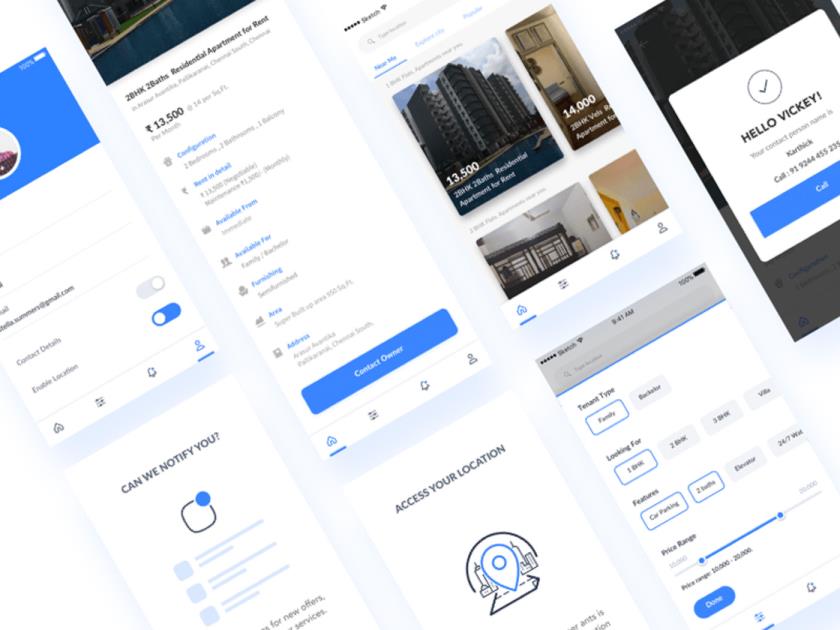 房屋租赁应用程序sketch资源