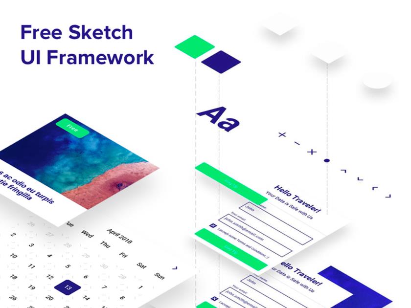 Web UI框架sketch资源