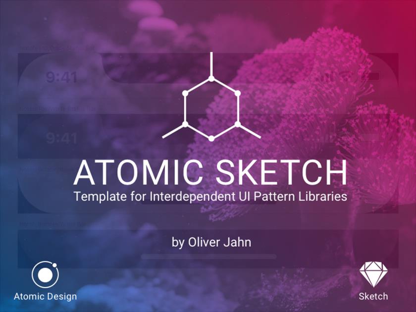 原子sketch是基于原子设计的UI模式库模板
