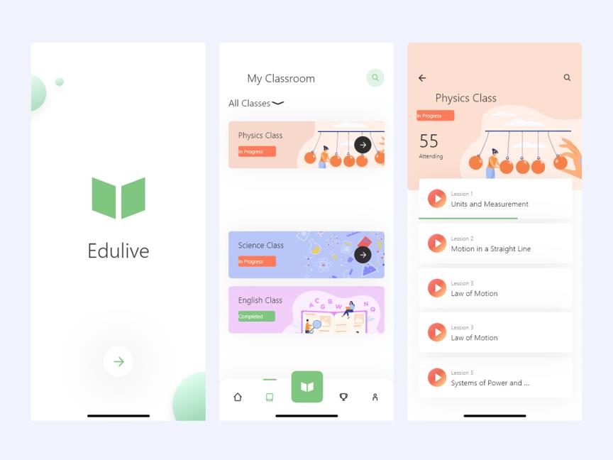 在线教育APP界面设计Sketch源文件