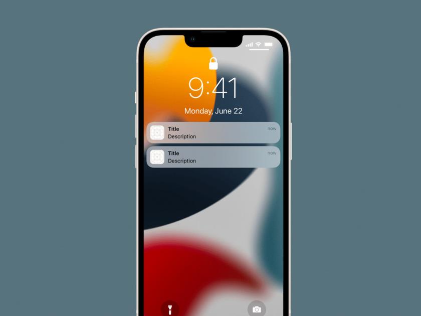iOS 15通知锁屏sketch资源
