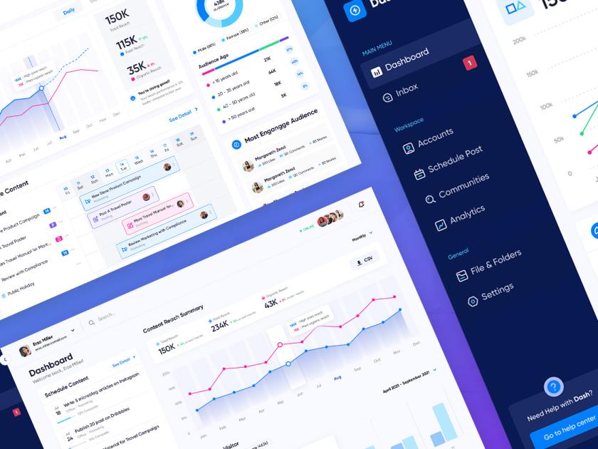 B端设计数据仪表盘figma源文件分享