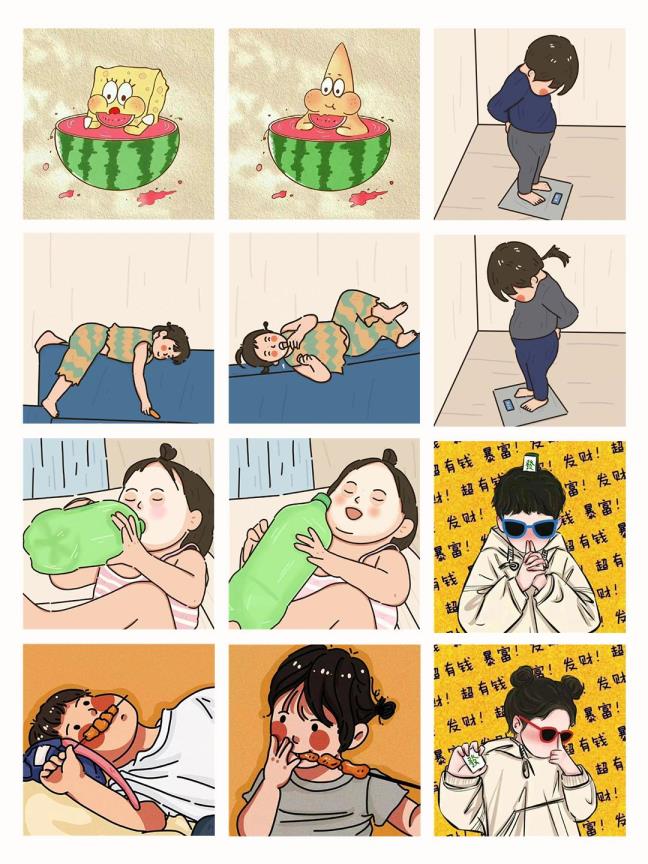 100款情侣头像/女生头像/动物头像/称体重头像高清原图