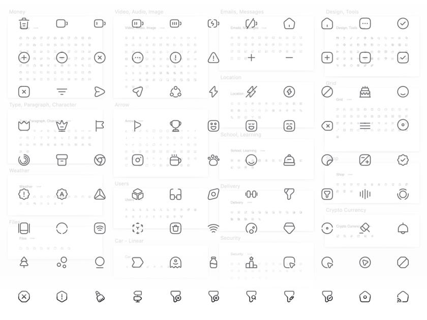 33组上千枚icon图标sketch源文件