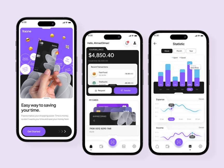 信用卡理财APP设计 | UI设计Figma源文件