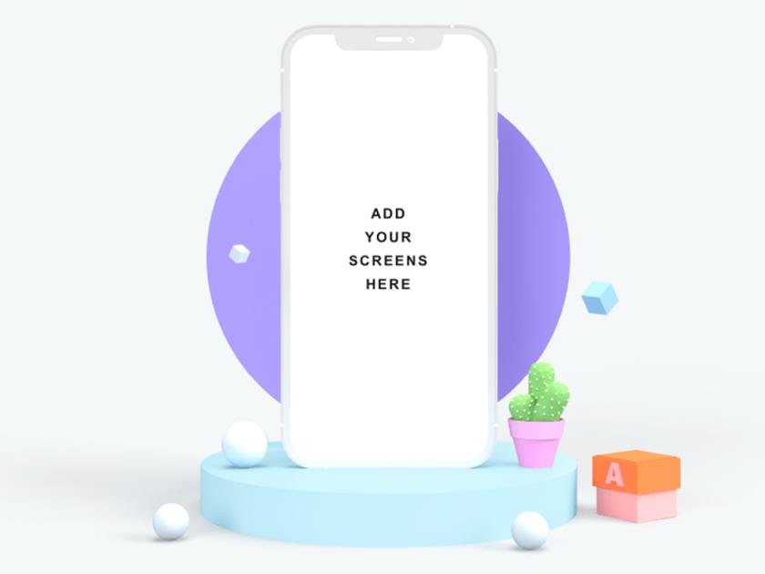 iPhone 12实物演示sketch资源