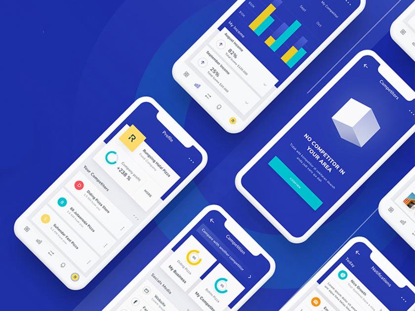 业务分析app应用程序用户界面sketch源文件