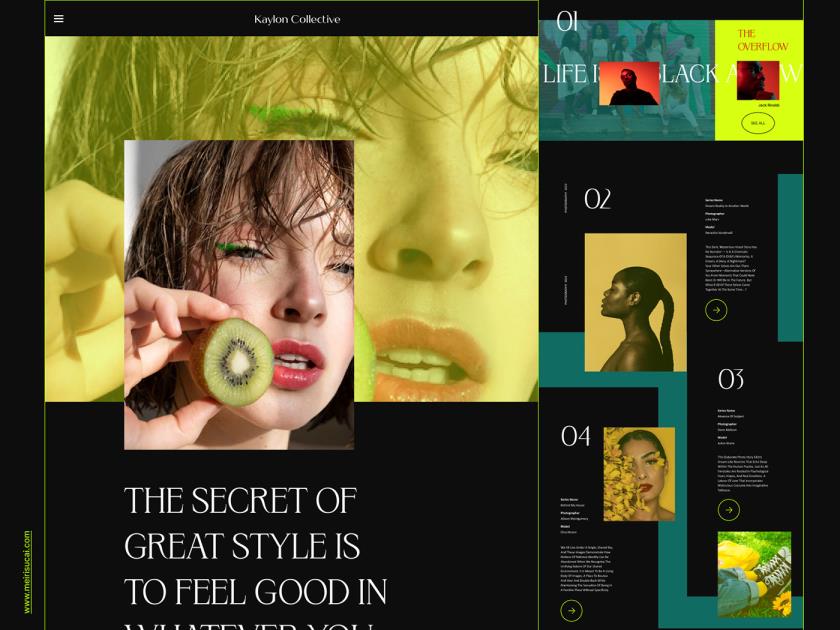 艺术摄影类网站设计figma源文件免费分享