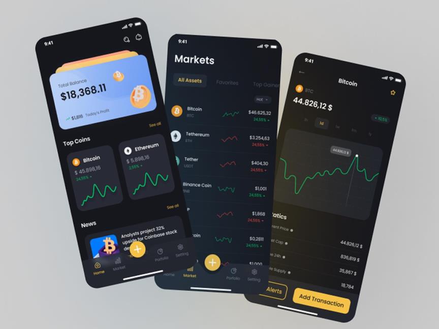数字钱包APP/小程序设计|UI设计Figma源文件