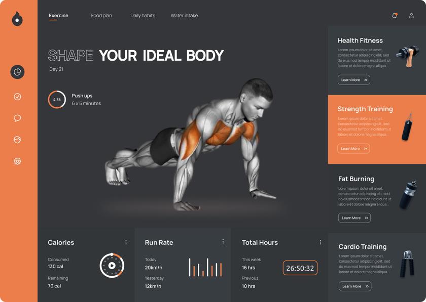 运动健身B端后台设计figma源文件素材