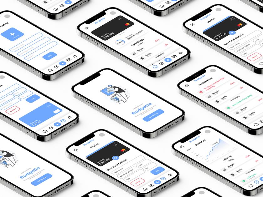 预算应用程序app素材figma源文件免费分享