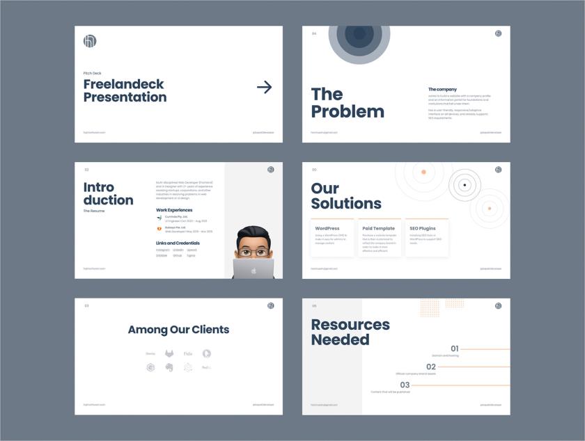 创意设计作品集ppt素材，10 张创意独特的幻灯片