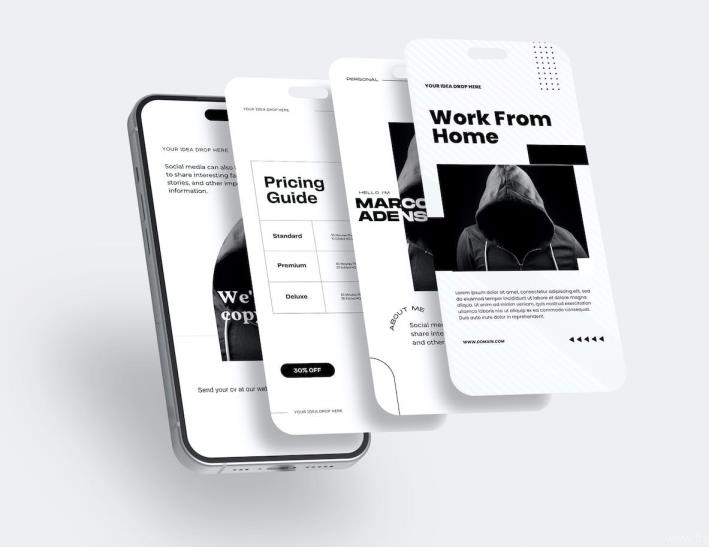 苹果iPhone 14 Pro 样机mockup psd源文件