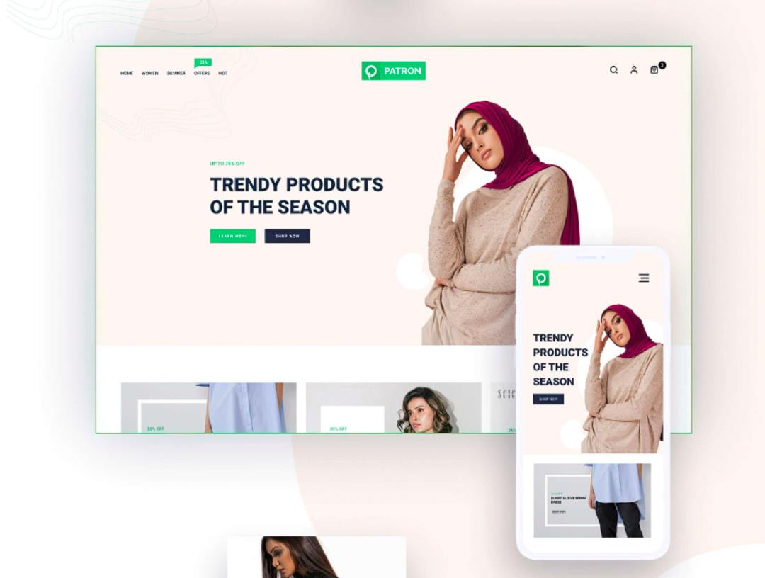 简约的电商 PSD 模板 ｜高保真原型图分享