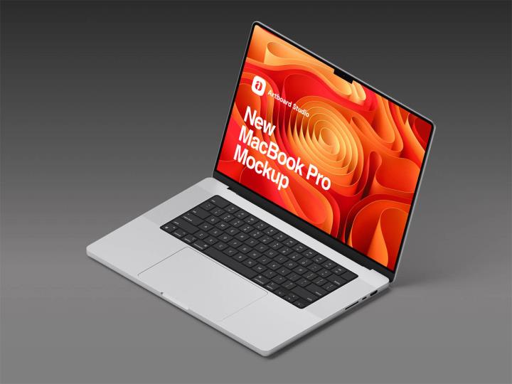 新款16寸M3芯片New MacBook Pro Mockup样机figma源文件
