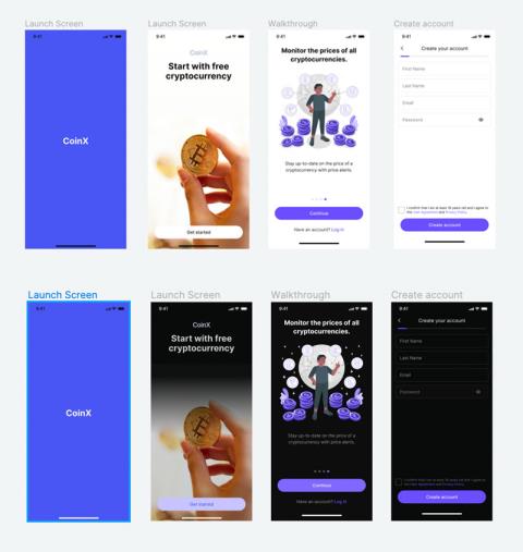加密货币登陆页设计figma源文件免费分享